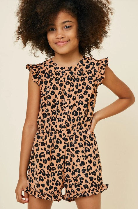 Sasha Leopard Romper