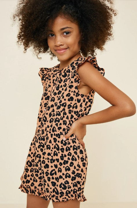 Sasha Leopard Romper