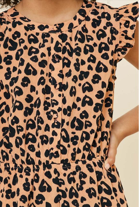 Sasha Leopard Romper